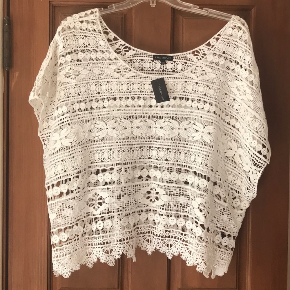 Adorable Lace Shell Top